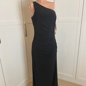 Laundry by Shelli Segal OneShoulder Gown with Beaded Side